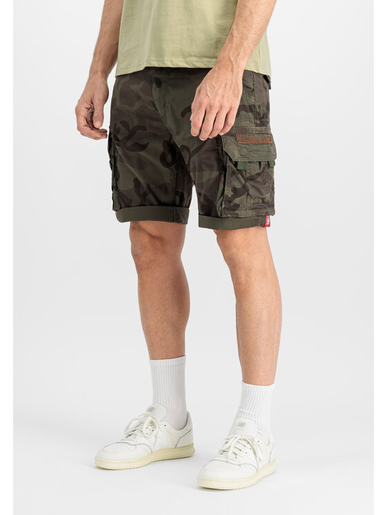 Alpha Industries Alpha Industries Szorty materiałowe AI.191201-415 Brązowy Regular Fit