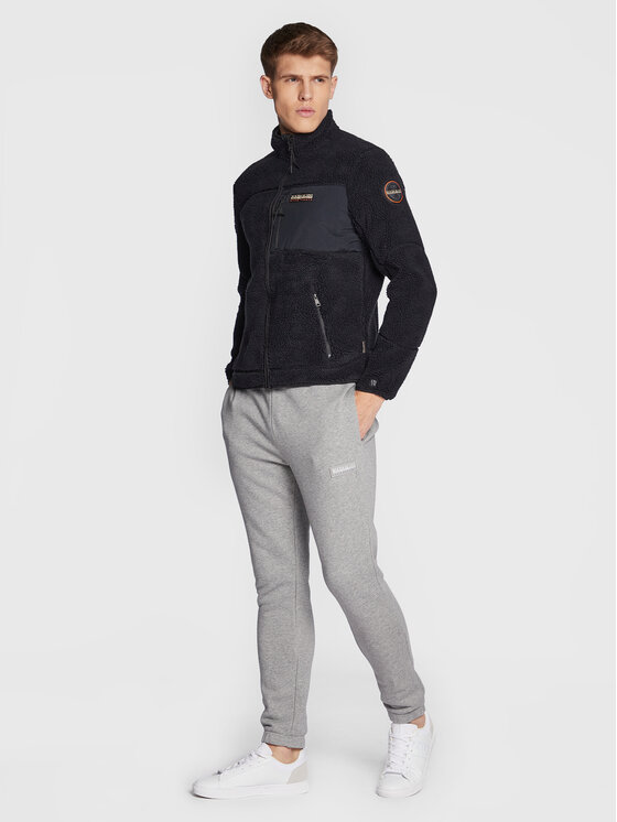 Napapijri Napapijri Fleecejacke Yupik NP0A4GNT Schwarz Regular Fit