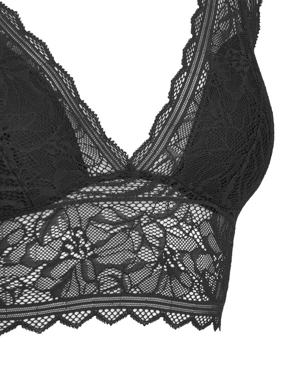 Chantelle Chantelle Braletė liemenėlė Floral Touch C94270 Juoda
