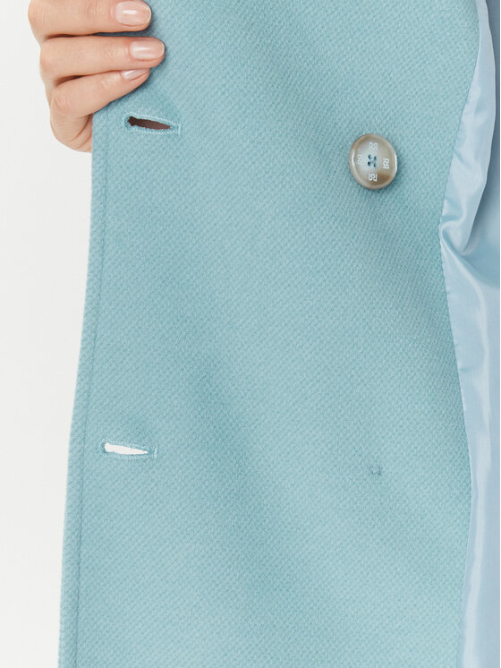 Rinascimento Rinascimento Cappotto di transizione CFC0115132003 Turchese Regular Fit