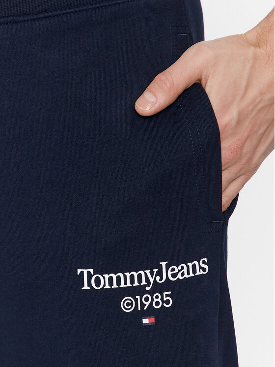 Tommy Jeans Tommy Jeans Donji dio trenerke Entry DM0DM18935 Tamnoplava Slim Fit