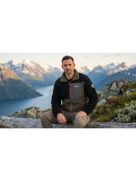 Geographical Norway Geographical Norway Polar WZ8068H/GN-BLACK Czarny Reglan Fit
