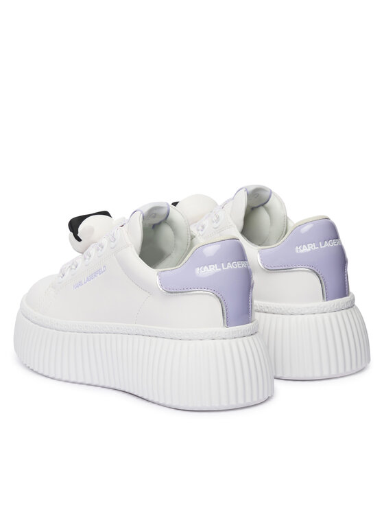 KARL LAGERFELD KARL LAGERFELD Tenisice Kreeper Lo KL42336T Écru