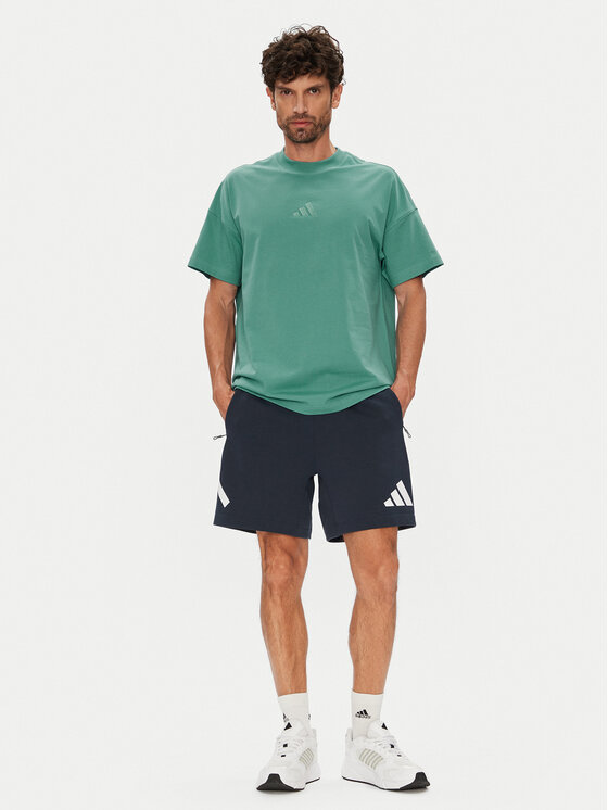 adidas adidas T-Shirt ALL SZN JX5085 Τυρκουάζ Loose Fit