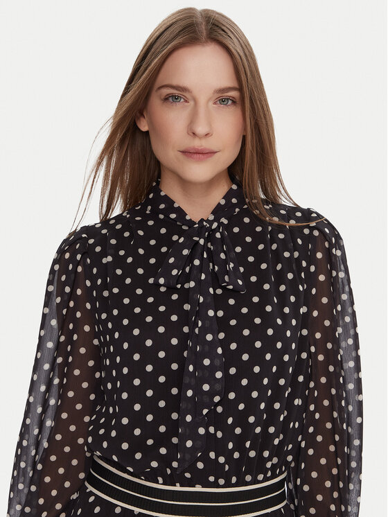 LOLA CASADEMUNT LOLA CASADEMUNT Hétköznapi ruha MF2516006 Fekete Regular Fit