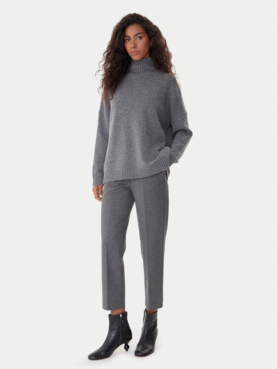 ViCOLO ViCOLO Spodnie materiałowe TF0229 Szary Regular Fit