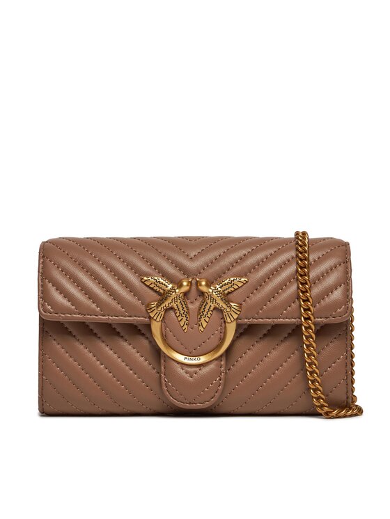 PINKO Pinko Torbica Love One Wallet C PW 24 PLTT 100062 A0GK Smeđa