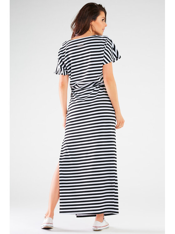 Infinite You Infinite You Sukienka letnia M253 Czarny Basic Fit