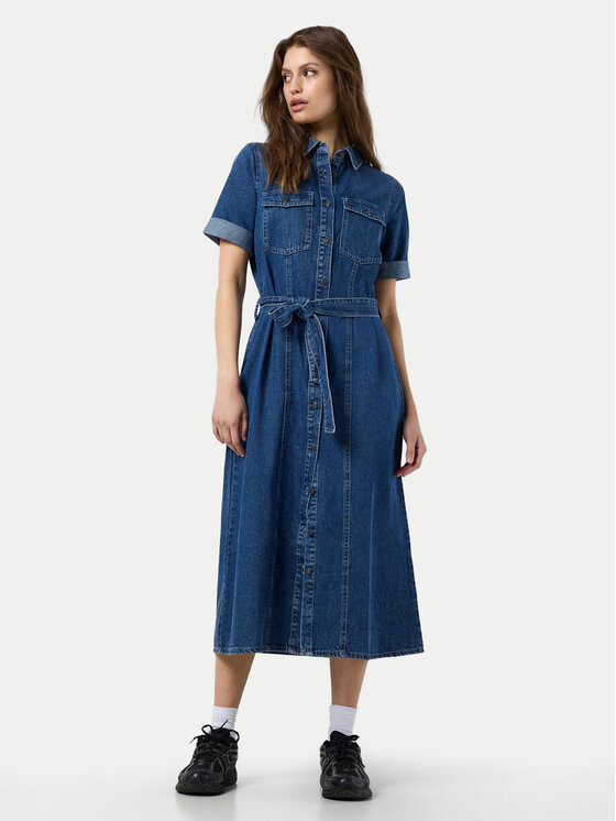 Noisy May Noisy May Φόρεμα τζιν Gret 27030824 Μπλε Loose Fit