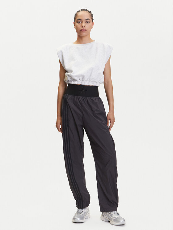 adidas adidas Παντελόνι φόρμας JJ0920 Γκρι Loose Fit