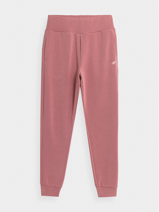 4F 4F Долнище анцуг 4FWAW23TTROF611 Розов Relaxed Fit