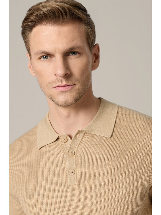 Lancerto Lancerto Polo Jacopo PO073126000008 Brązowy Regular Fit