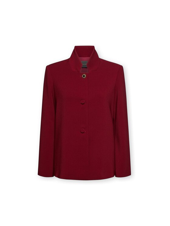 Elena Mirò Elena Mirò Marynarka R011P000142N036 Bordowy Regular Fit
