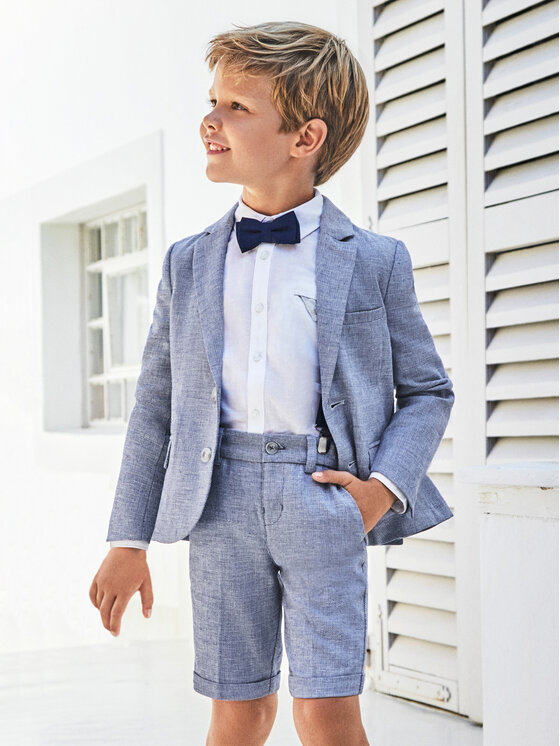 Mayoral Mayoral Шорти от плат 3267 Виолетов Regular Fit