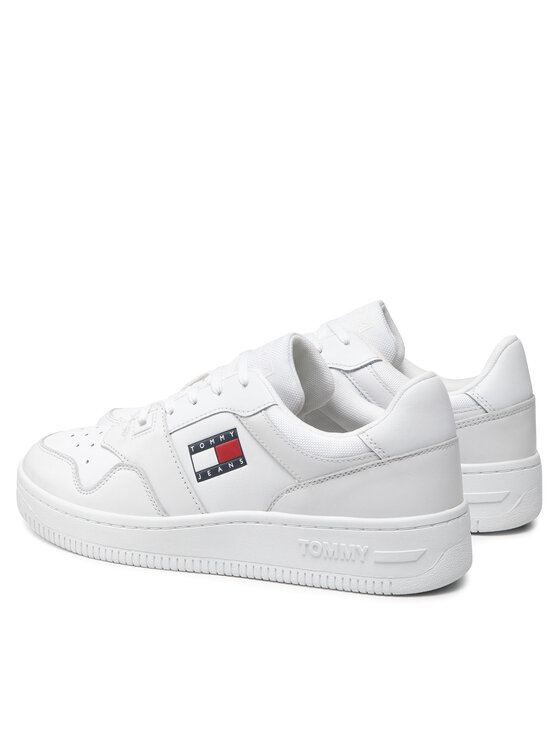 Tommy Jeans Tommy Jeans Sneakersy Retro Basket EM0EM00955 Biały