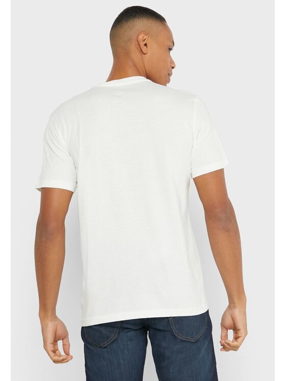 Lee Lee T-Shirt LEGENDARY TEE Beżowy Regular Fit