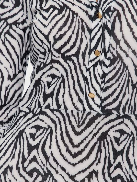 Morgan Morgan Hemdkleid 242-RMALO Schwarz Regular Fit