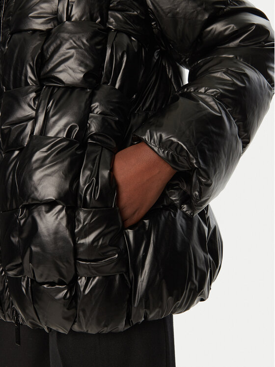 ViCOLO ViCOLO Zimní bunda TS0021 Černá Regular Fit