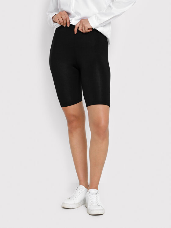 Kaffe Cyklistické šortky Kaselma 10503342 Čierna Slim Fit