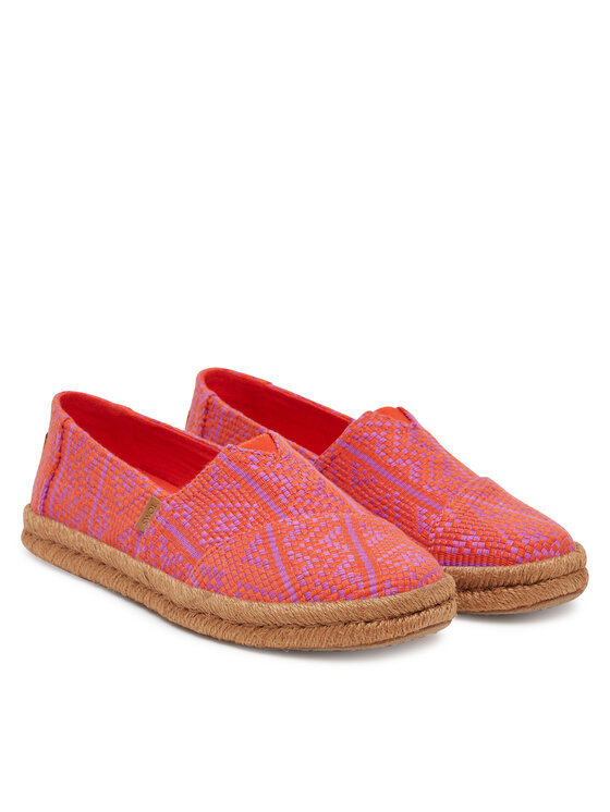 Toms Toms Еспадрильї Diamond Global 10021885 Червоний