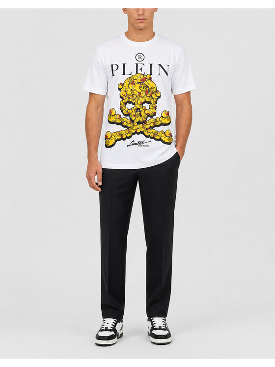 PHILIPP PLEIN PHILIPP PLEIN T-Shirt 31627 Biały Regular Fit