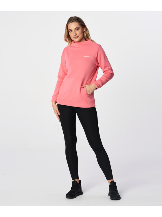 Carpatree Carpatree Bluza FunnelBlouse Różowy Relaxed Fit