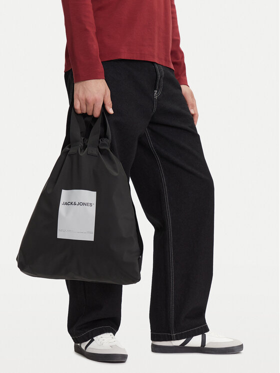 Jack&Jones Jack&Jones Σακίδιο Jacwest Tote Bag 12272639 Μαύρο