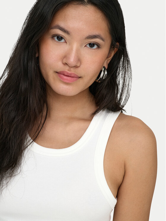 ONLY ONLY Top Val 2-Way 15371705 Weiß Slim Fit