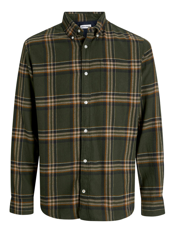 Jack&Jones Jack&Jones Košulja Classic Flannel 12278406 Zelena Regular Fit