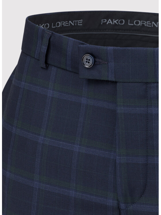 Pako Lorente Pako Lorente Spodnie garniturowe P23WP-6G-005 Granatowy Slim Fit