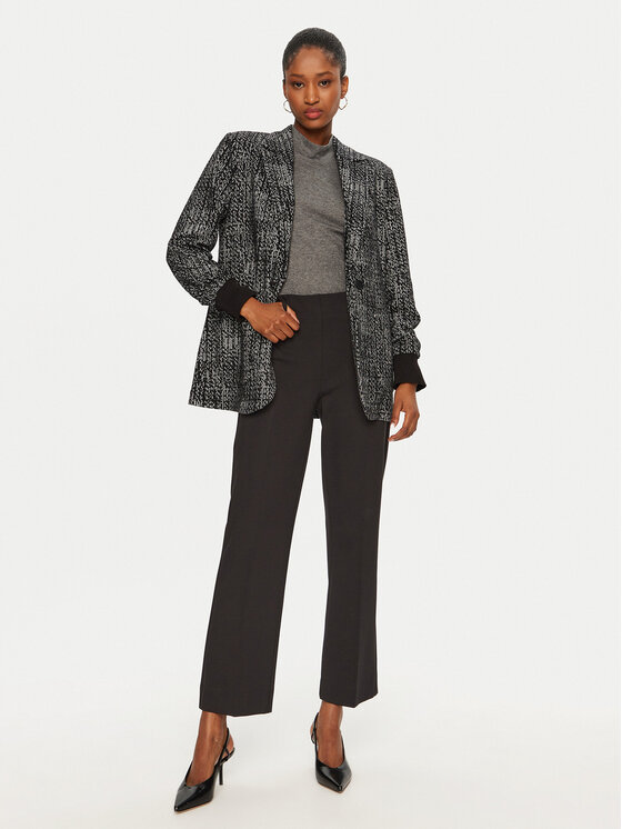 Joseph Ribkoff Joseph Ribkoff Kalhoty z materiálu 243049 Černá Wide Fit