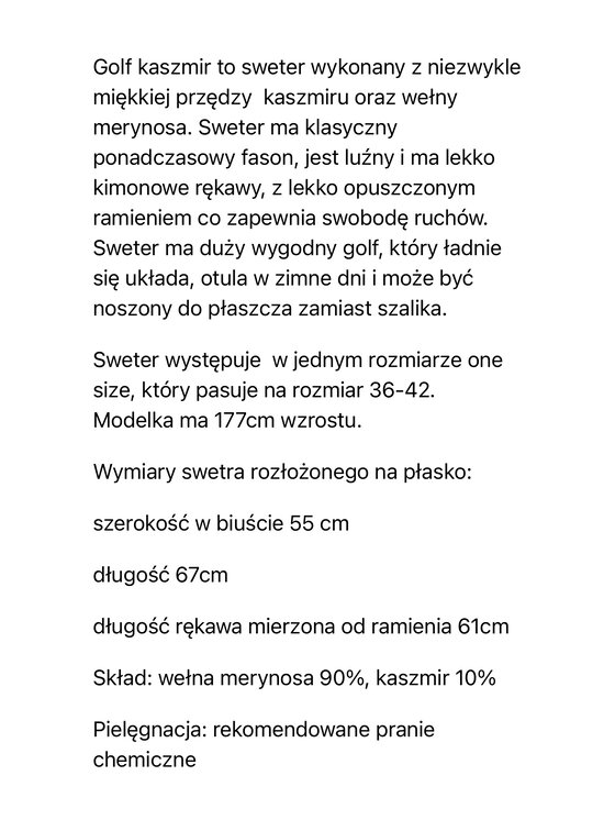 Entelier Entelier Golf luźny golf Beżowy Relaxed Fit
