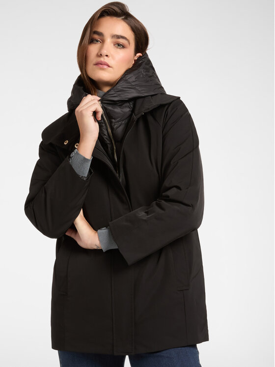 Elena Mirò Elena Mirò Giubbotto piumino F804P000169N033 Nero Regular Fit