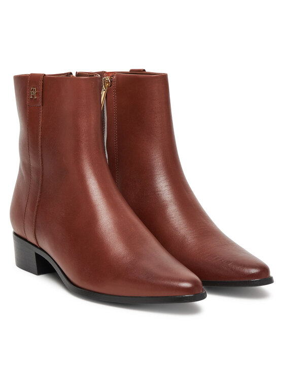 Tommy Hilfiger Tommy Hilfiger Botki FW0FW08980 Brązowy