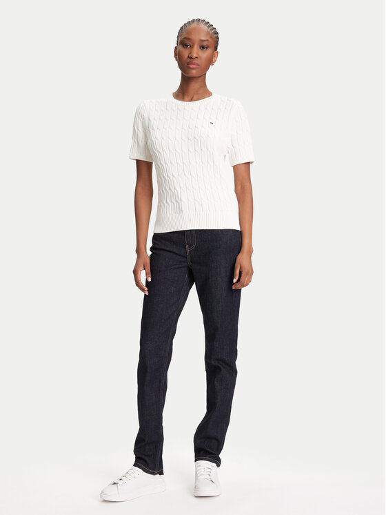 Tommy Hilfiger Tommy Hilfiger Džínsy WW0WW47153 Tmavomodrá Slim Fit