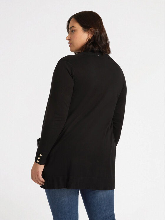 Fiorella Rubino Fiorella Rubino Kardigan M411L007772N033 Czarny Regular Fit