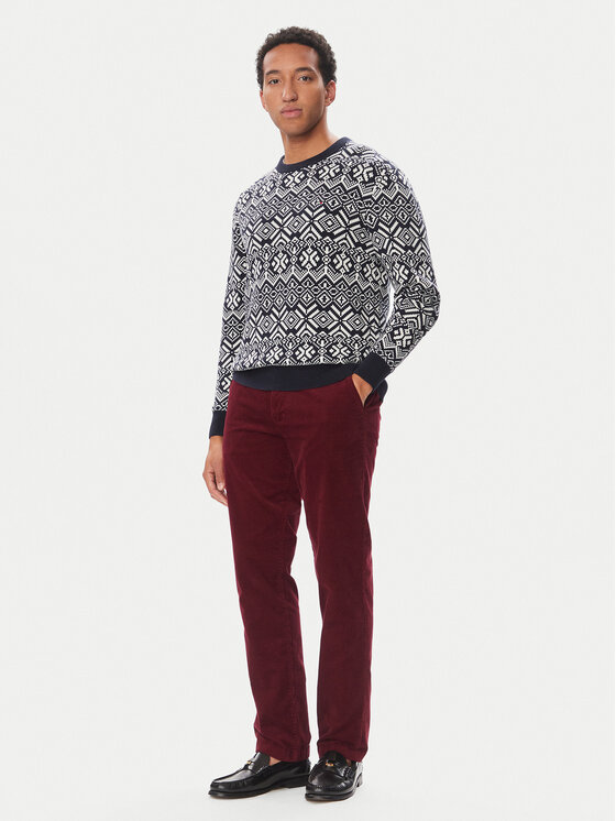 Tommy Hilfiger Tommy Hilfiger Pantaloni chino MW0MW44822 Bordeaux Regular Fit
