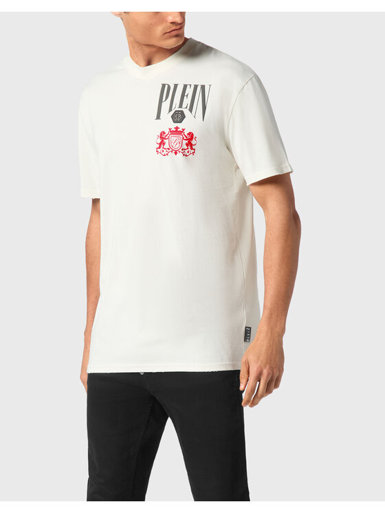 PHILIPP PLEIN PHILIPP PLEIN Tričko 21099 Biela Regular Fit