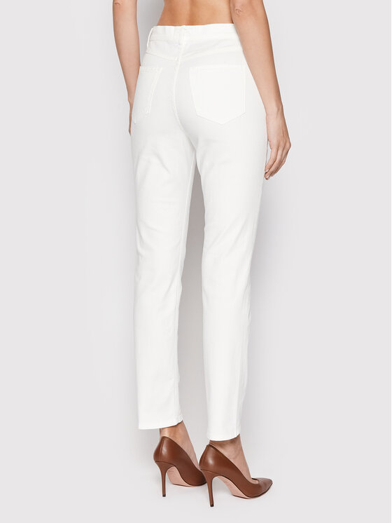 Jeans Annuali 538936 Bianco Slim Fit
