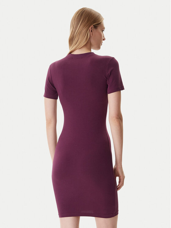 Versace Jeans Couture Versace Jeans Couture Повсякденна сукня 79HAOT00 CJ03T Бордовий Slim Fit