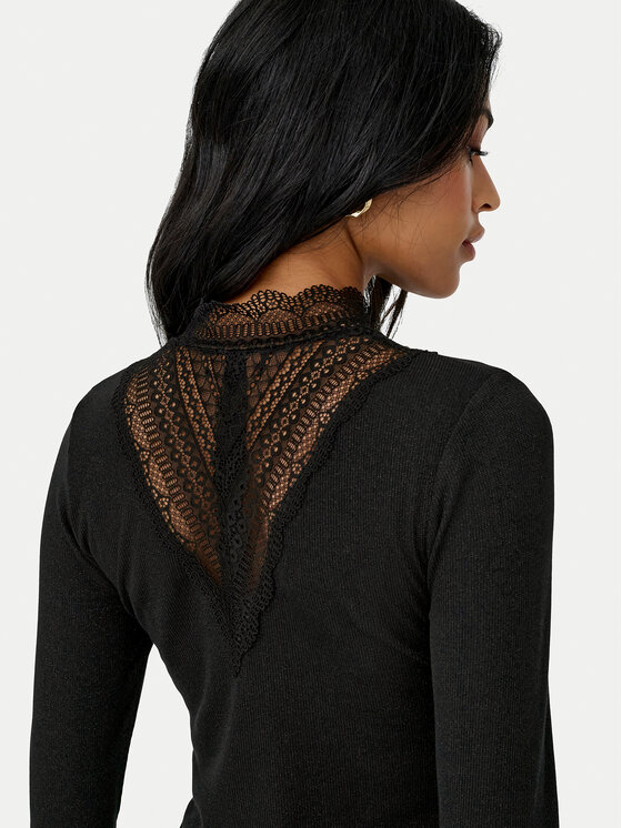 ONLY ONLY Bluză Tilde 15344695 Negru Regular Fit
