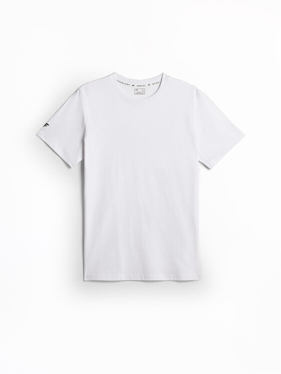 4F 4F T-Shirt TREKKING Biały Regular Fit