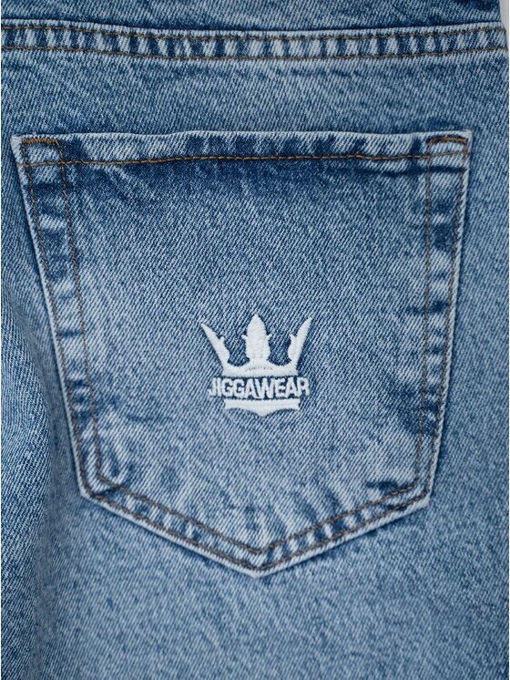 Jigga Wear Jigga Wear Jeansy Klasyczne 131770 Niebieski jasny Regular Fit