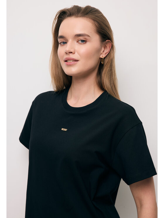 BIZUU BIZUU T-Shirt TISHAL Černá Standard Fit
