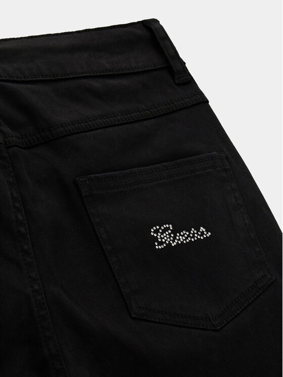 Guess Guess Pantaloni di tessuto J4RB01 WF7H0 Nero Bootcut Fit