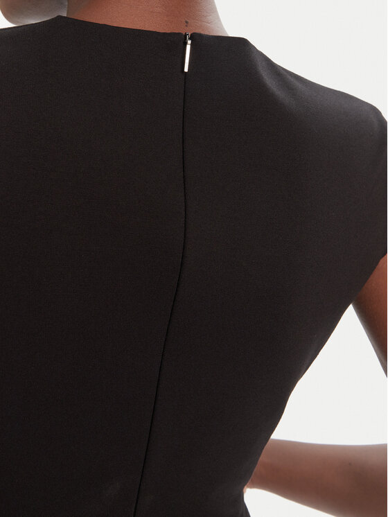 BOSS BOSS Kokteiļkleita Dulisa 50541987 Melns Slim Fit