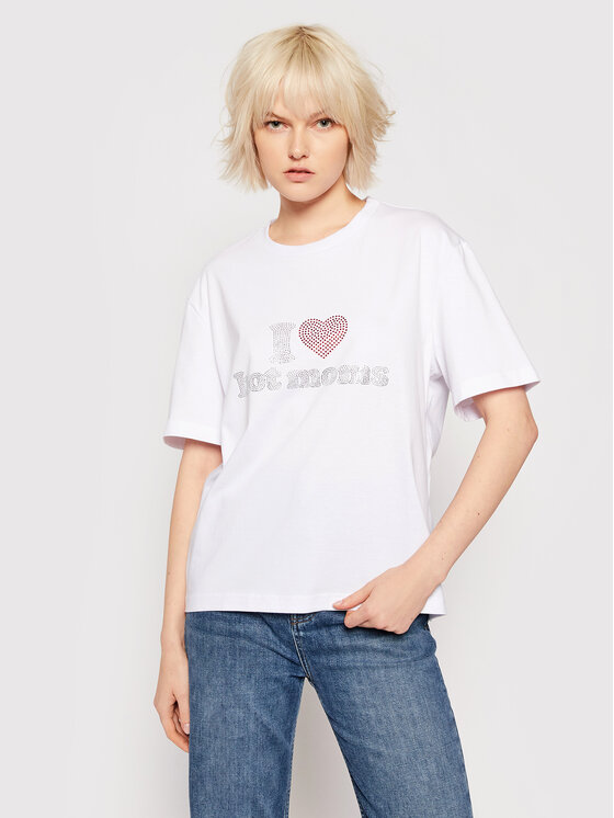 2005 2005 T-Shirt Unisex Hot Moms Bílá Relaxed Fit