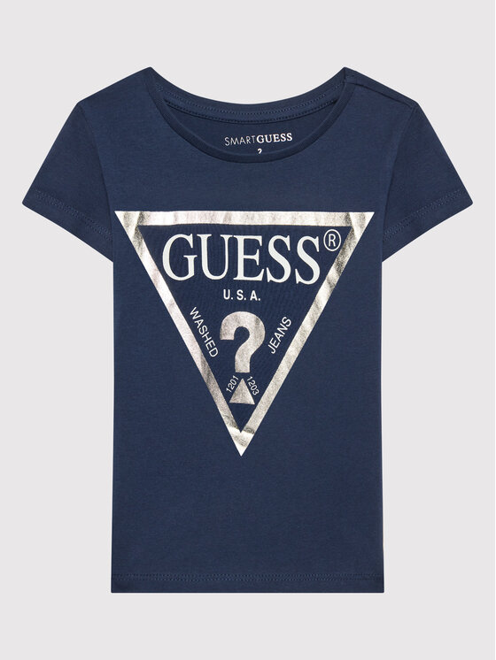 Guess Tricou K73I56 K8HM0 Bleumarin Regular Fit