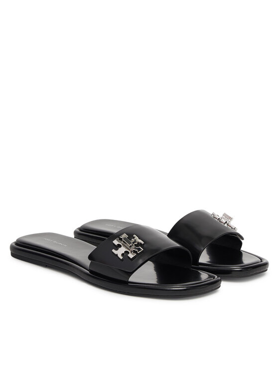 Tory Burch Tory Burch Klapki T Lock Slide 164676 Czarny