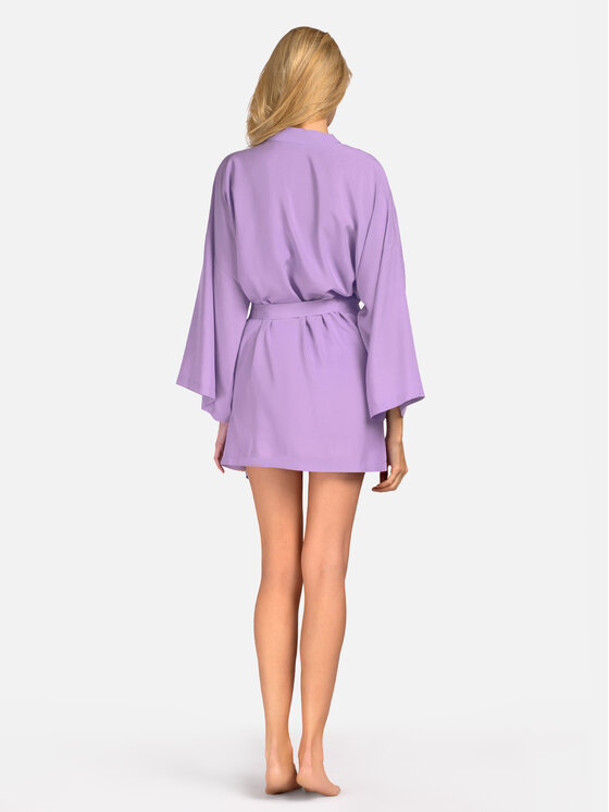 Miss Lou Miss Lou Accappatoio da spiaggia O-SP2-FL Viola